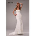 China Custom Made strapless mermaid wedding dresses